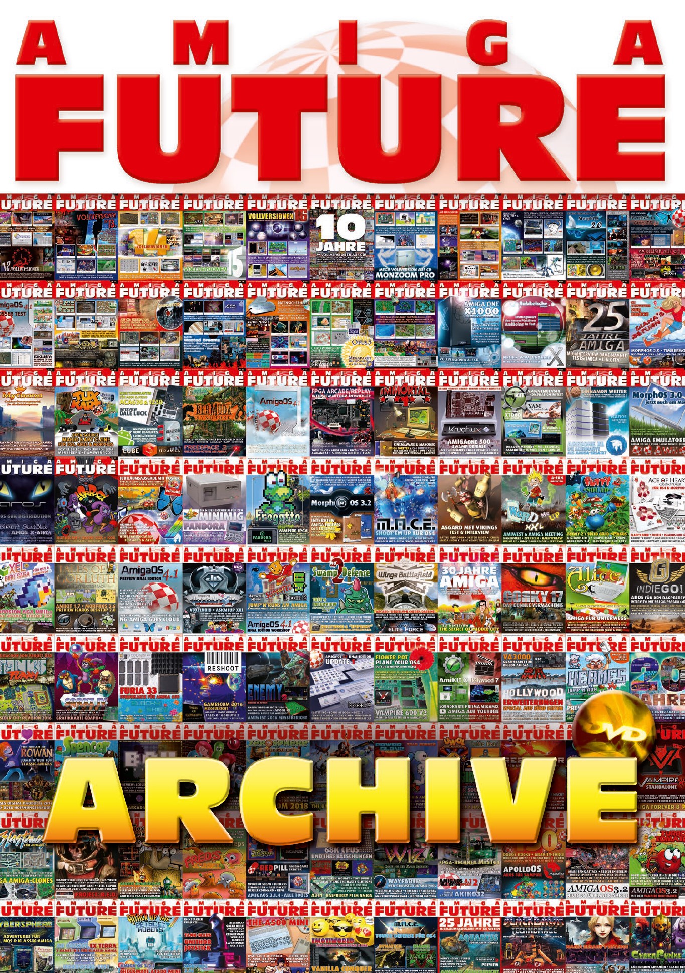 Amiga Future Archive 6 DVD & USB